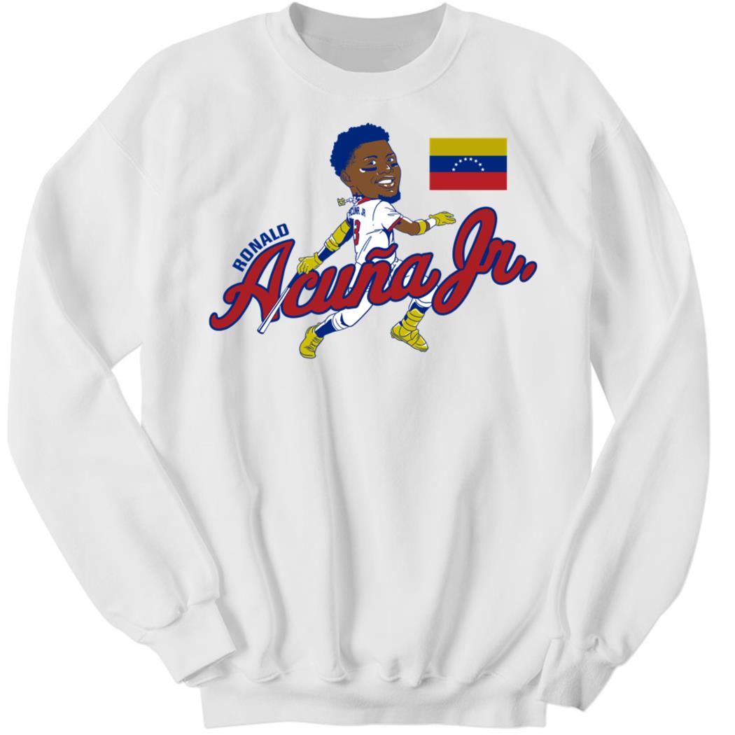 Ronald Acuña Jr Venezuela Caricature Sweatshirt