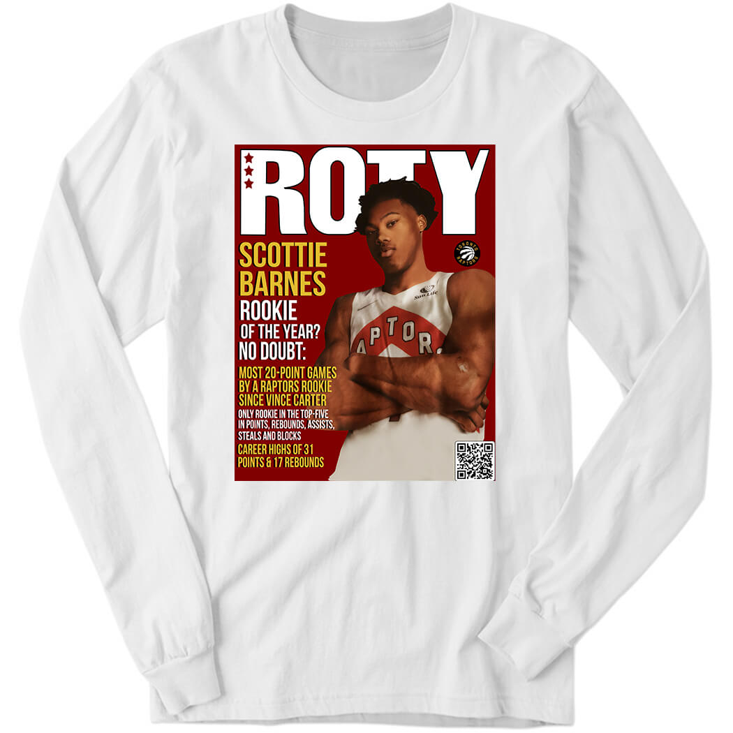 Roty Scottie Barnes Rookie Of The Year No Doubt Long Sleeve Shirt