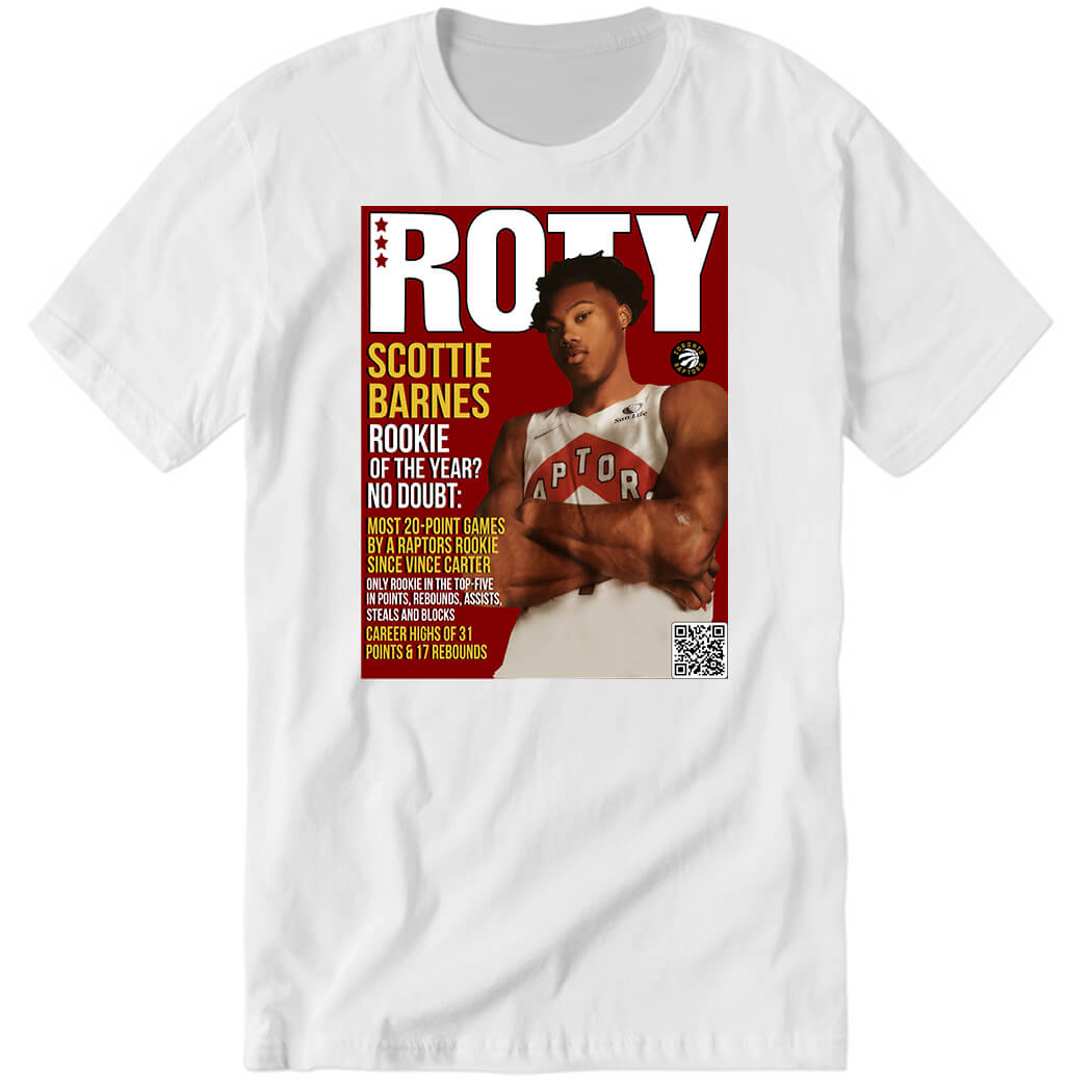 Roty Scottie Barnes Rookie Of The Year No Doubt Premium SS T-Shirt
