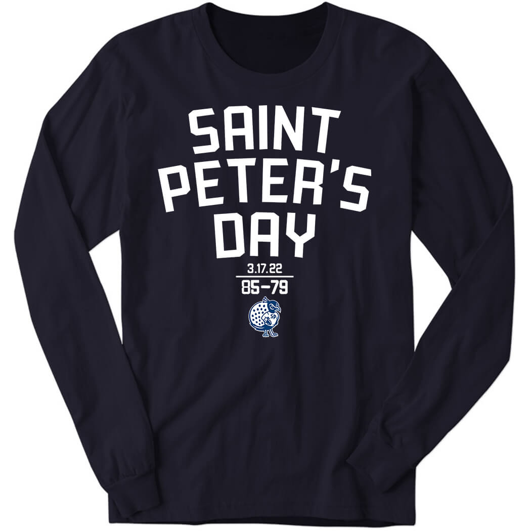 Saint Peter's Basketball Saint Peter's Day Long Sleeve Shirt