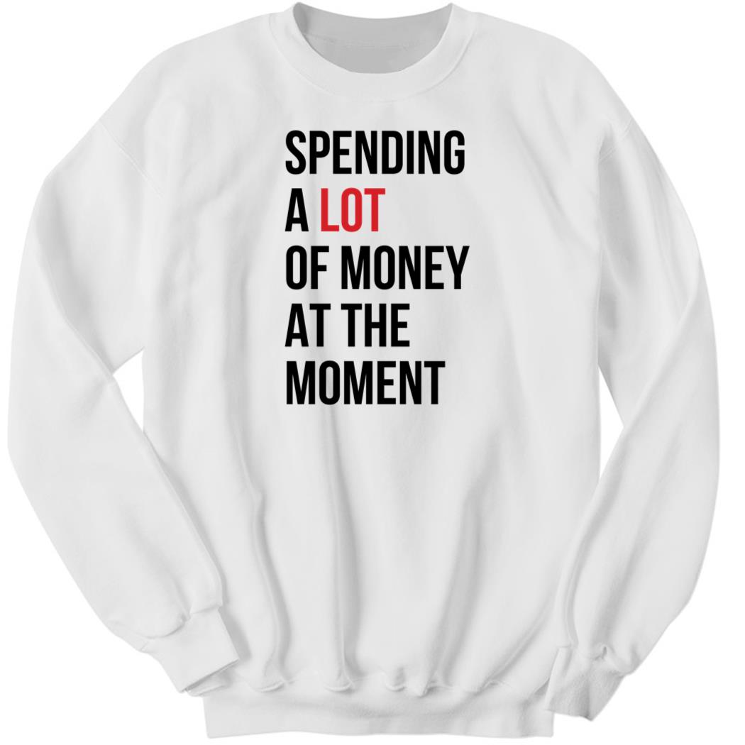 Spending A Lot Of Money At The Moment Sweatshirt