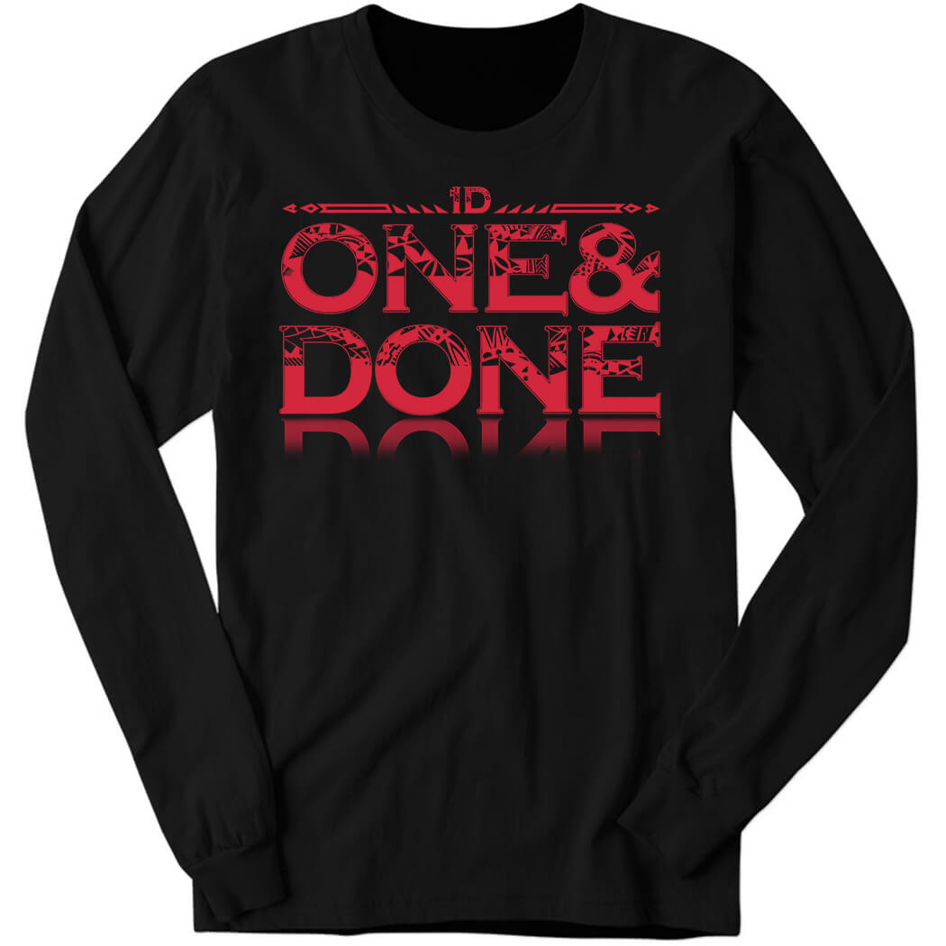 The Usos One & Done Authentic Long Sleeve Shirt