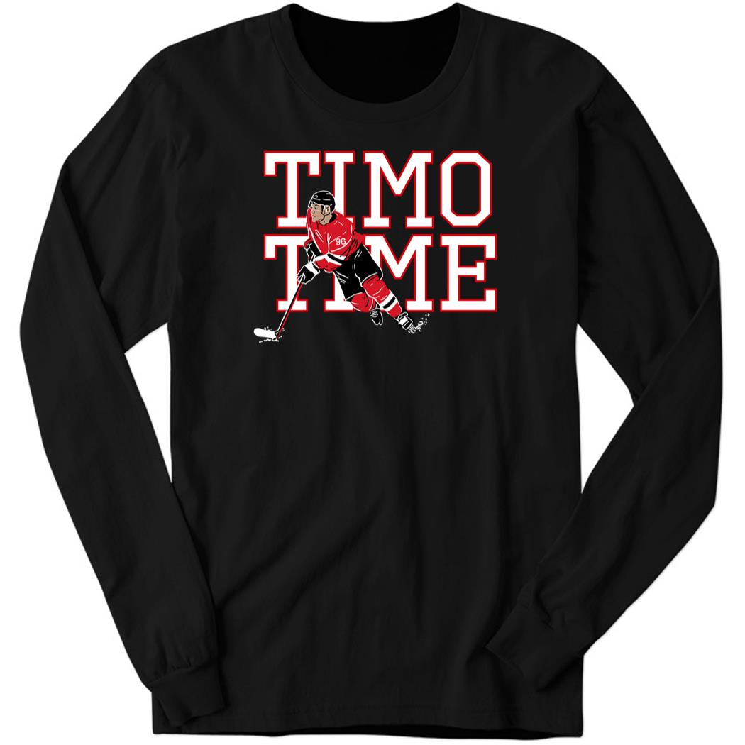 Timo Meier Timo Time New Jersey Long Sleeve Shirt