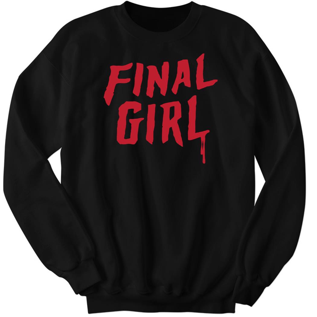 Watcher Ryan Bergara Wearing Final Girl Sweatshirt