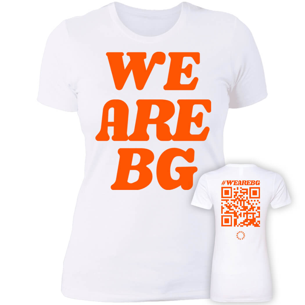 We Are Bg – Qr We Are Bg Ladies Boyfriend Shirt