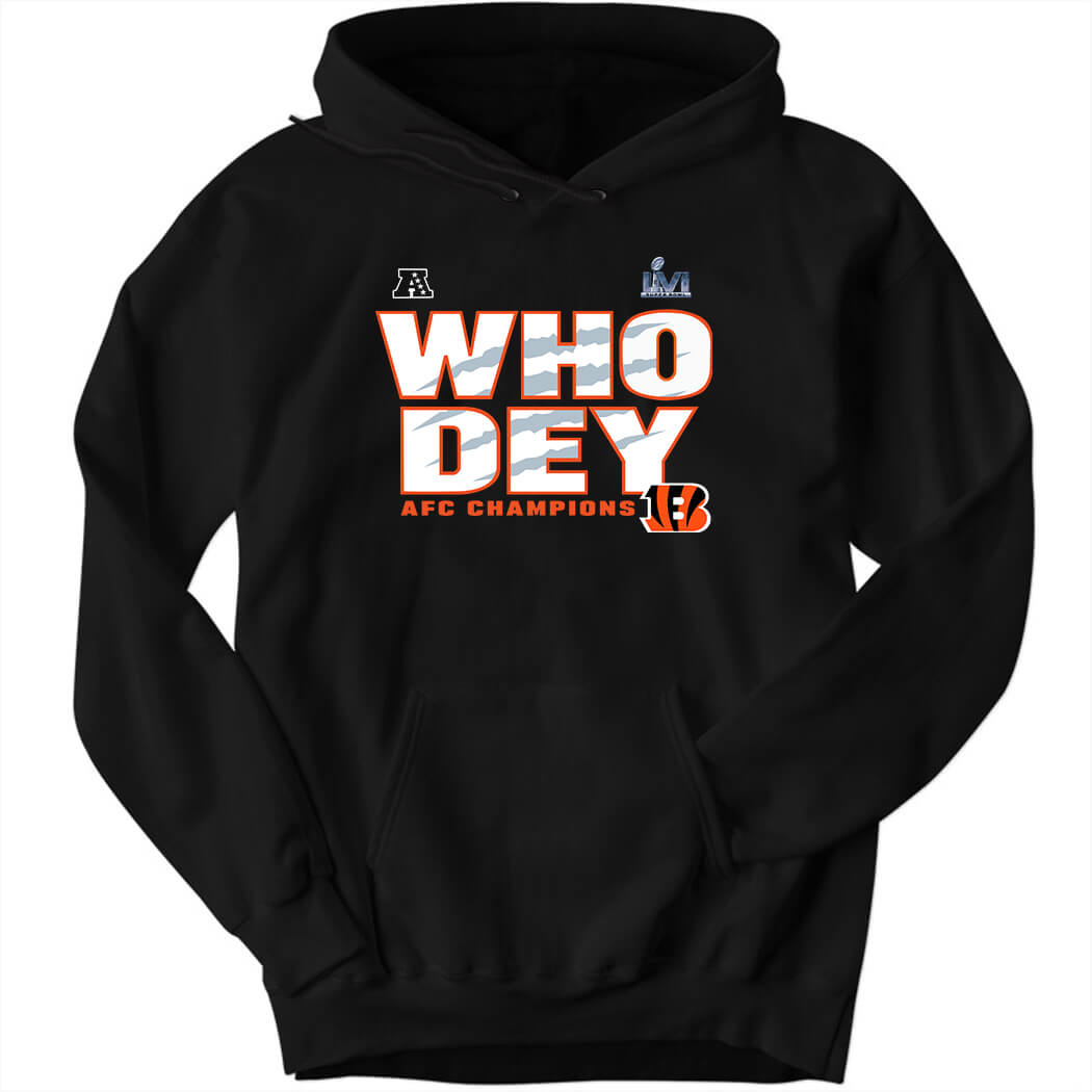 Who Dey AFC Champions Hoodie