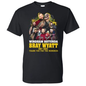 Windham Rotunda Bray Wyatt 1987 2023 Thank You For The Memories Shirt