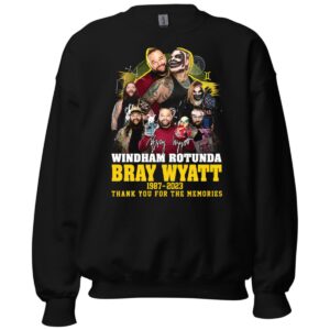 Windham Rotunda Bray Wyatt 1987 2023 Thank You For The Memories Sweatshirt