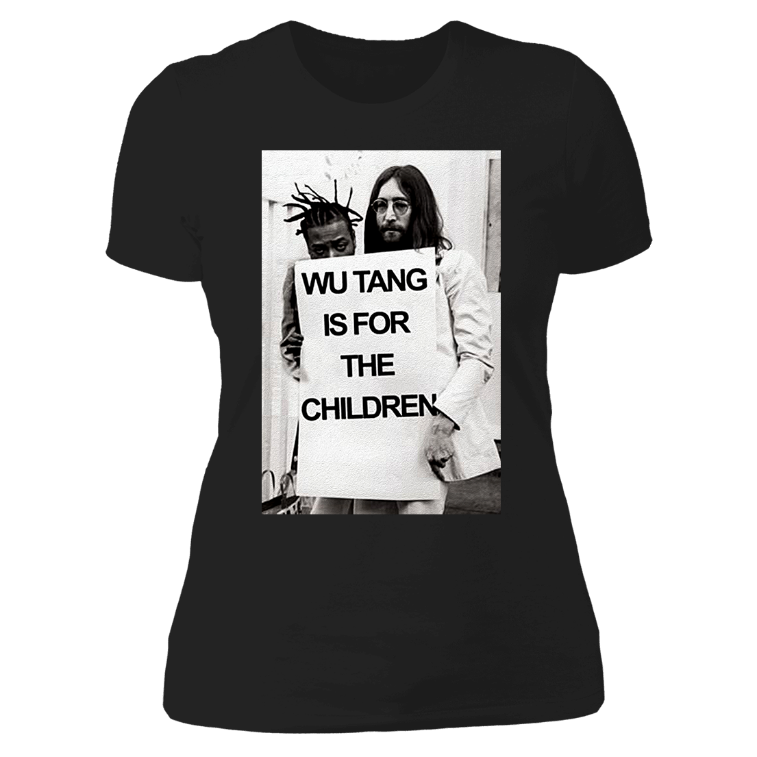 Wu Tang is For The Children John Lennon Ladies Boyfriend Shirt