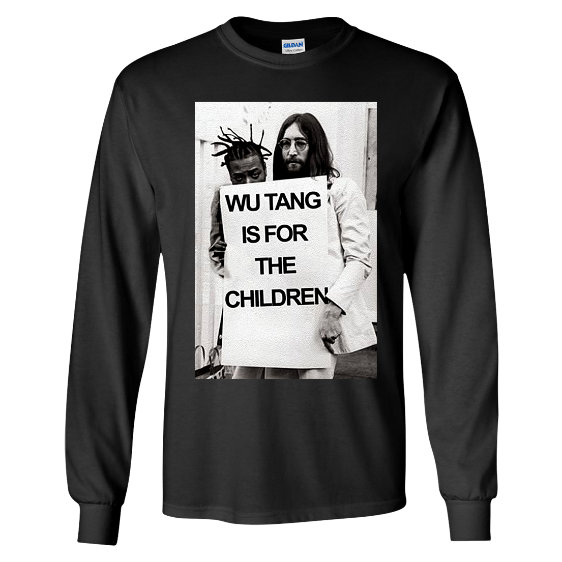 Wu Tang is For The Children John Lennon Long Sleeve Shirt