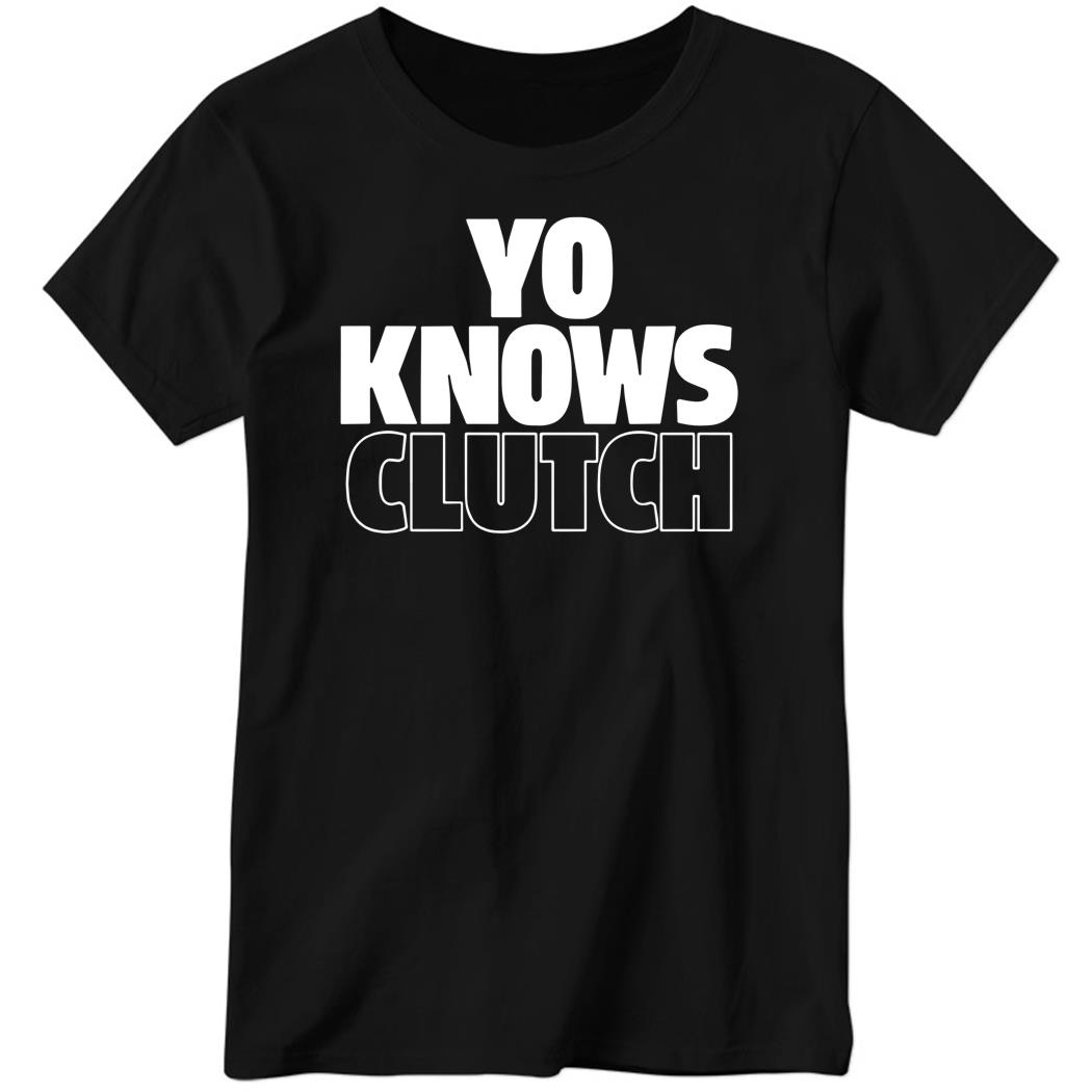 Yoan Moncada Yo Knows Clutch Ladies Boyfriend Shirt