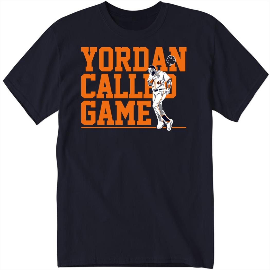 Yordan Alvarez Called Game Shirt