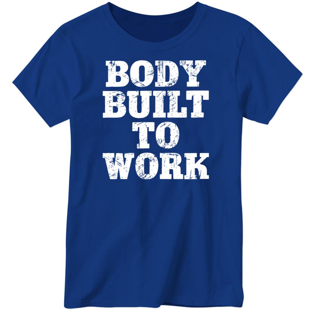 Zach Pop Body Build To Work Ladies Boyfriend Shirt