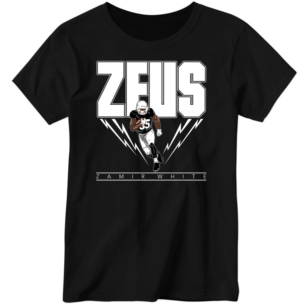 Zamir White Zeus Ladies Boyfriend Shirt