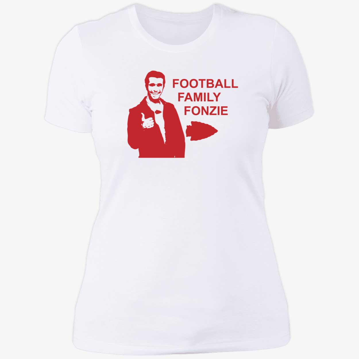 aaronladd0 Football Family Fonzie Ladies Boyfriend Shirt