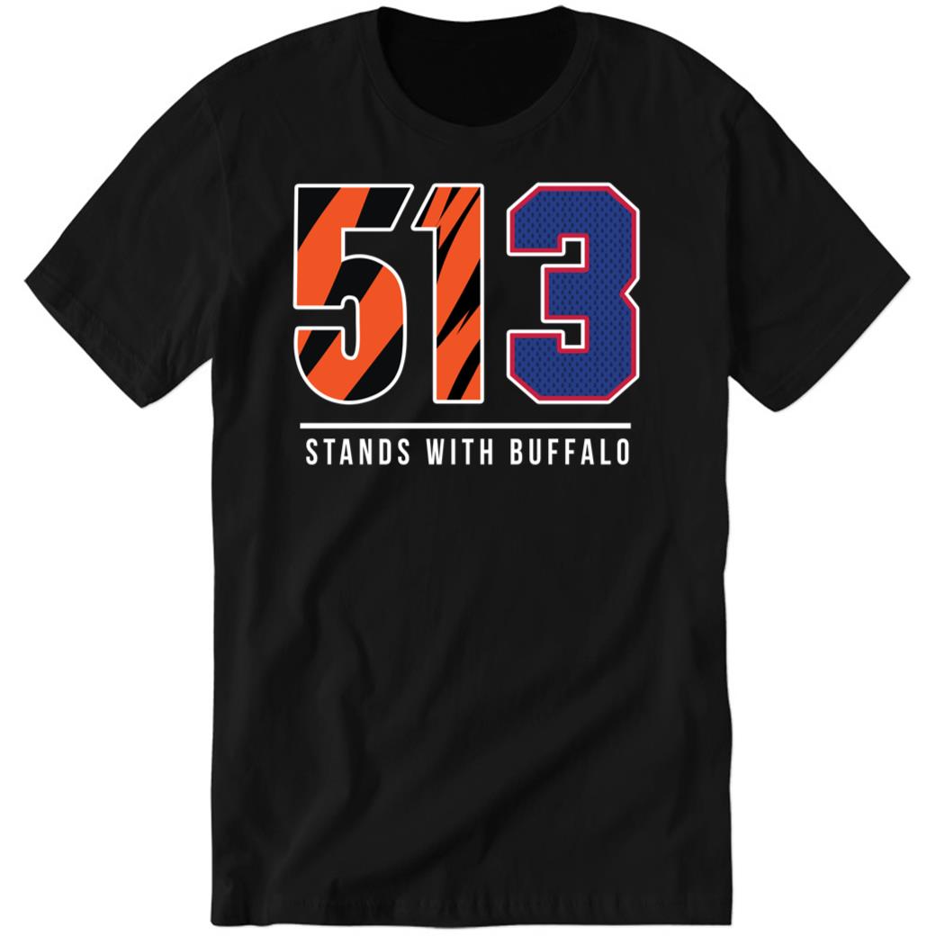 513 Stands With Buffalo Premium SS T-Shirt