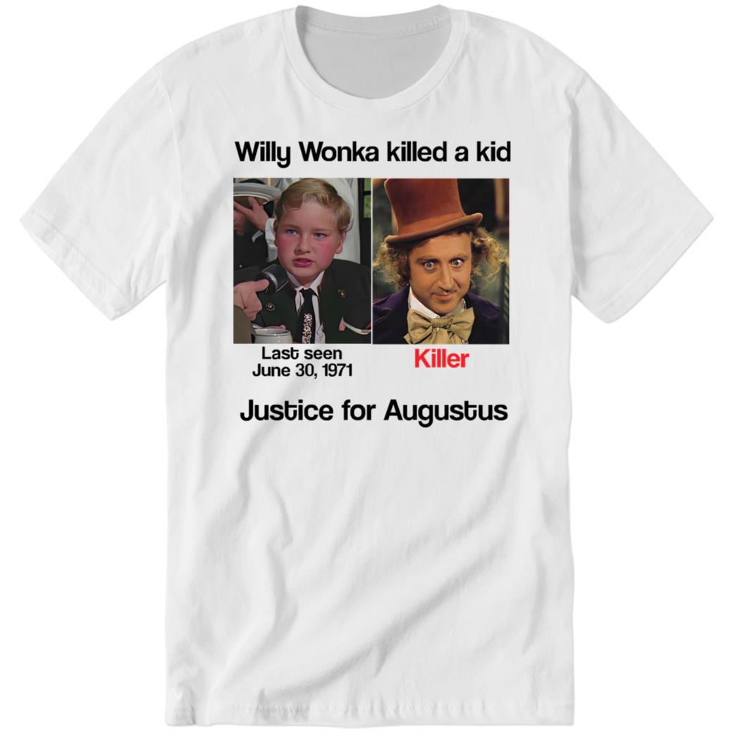 shirtsthtgohard Justice For Augustus Premium SS Shirt