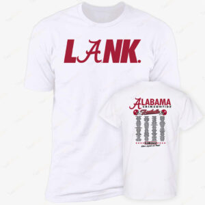 [Front+Back] Lank Alabama Crimson Tide Shirt