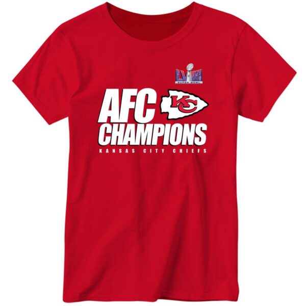 Kansas City Chiefs AFC Champions Locker Room Trophy T Shirt Nfl Super Bowl LVIII 2024 Shirt
