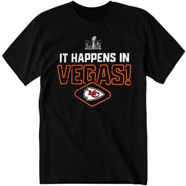 Kansas City Chiefs It Happens In Vegas Super Bowl LVIII Long Sleeve Shirt