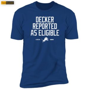 Lions Decker Reported As Eligible Premium SS Shirt