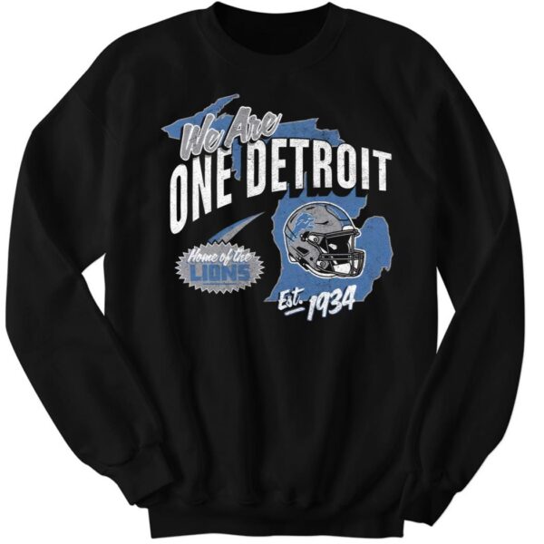 Official Detroit Lions We Are One Detroit 1934 Shirt