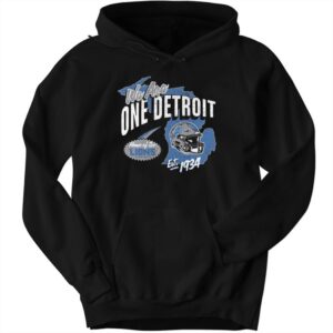 Official Detroit Lions We Are One Detroit 1934 Hoodie