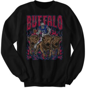 Skeleton Buffalo Football Vintage 3 1