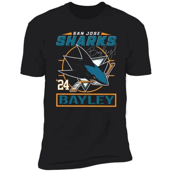 Bayley San Jose Sharks 24 Long Sleeve Shirt