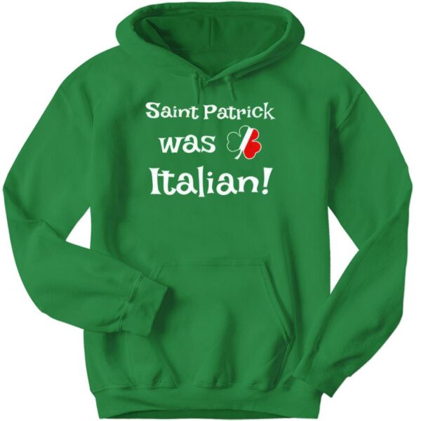 Official St. Patrick Was Italian Clover Tee Shirt