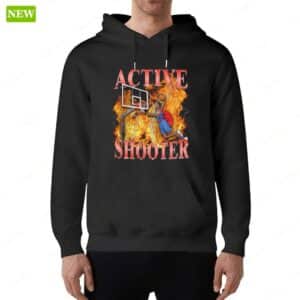 Active Shooter Vintage Hoodie