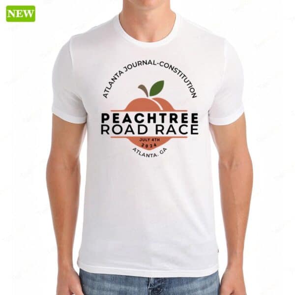 Atlanta Journal Constitution July 4th 2024 AJC Peachtree Road Race Ladies Boyfriend Shirt