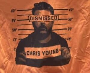 Chris Young's Orange T-Shirt Showcases His Mugshot: A Fashion Statement or Controversy?