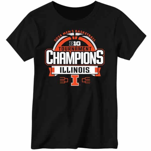Illini 2024 Big Ten Men’s Basketball Conference Tournament Champions Locker Room Sweatshirt