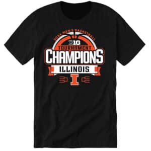 Illini 2024 Big Ten Men's Basketball Conference Tournament Champions Locker Room Premium SS Shirt
