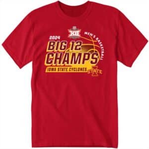 Iowa State 2024 Big 12 Men's Basketball Conference Tournament Champions Locker Room Shirt