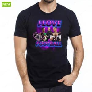 Joe Burrow I Love Football Premium SS Shirt