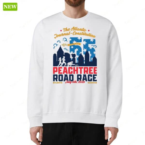 The Atlanta Journal Constitution Peachtree Road Race 2024 Premium SS Shirt