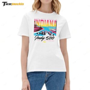 Back Home Again In Indiana Indy 500. 1991 Ladies Boyfriend Shirt