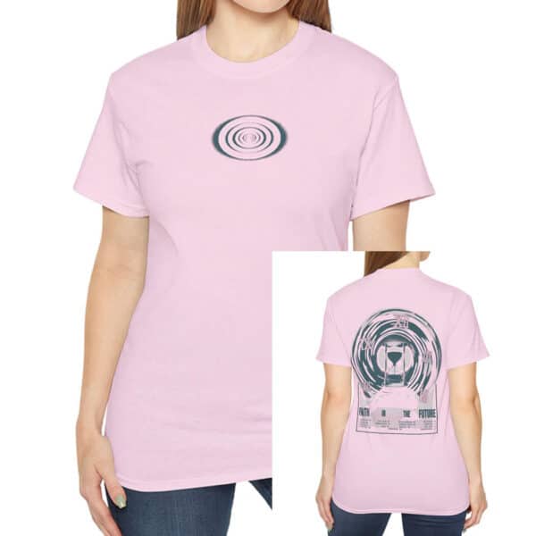 [Font+Back] Faith In The Future World Tour Pink Shirt